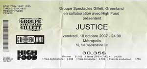 Justice Ticket